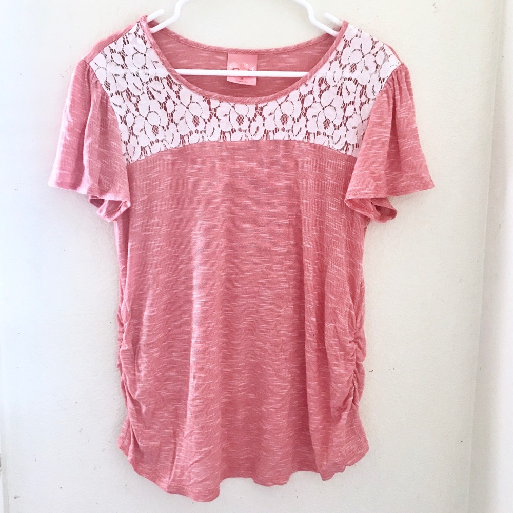 Host pick New recruit pink maternity top || size M